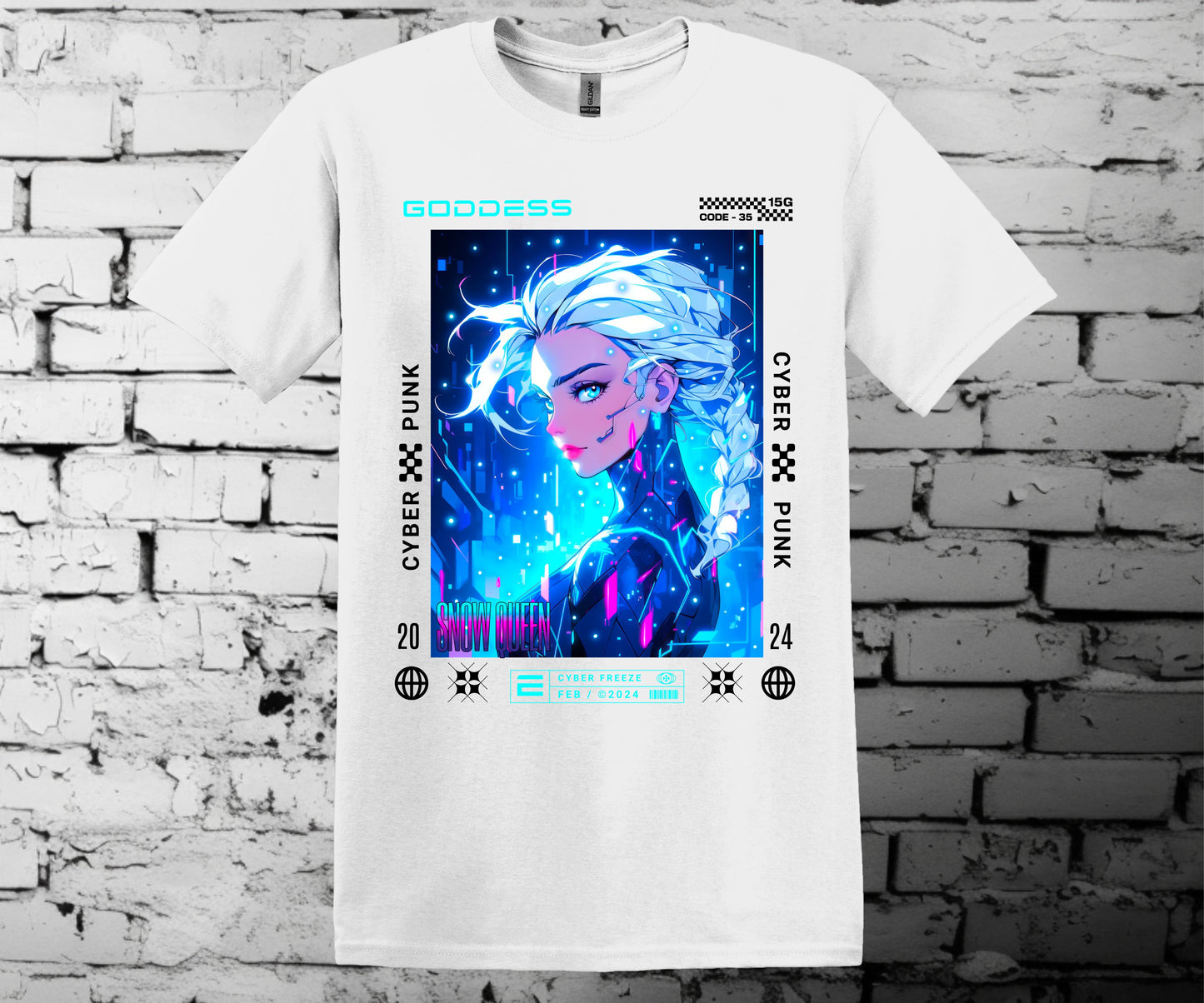 Cyber punk Elsa mashup