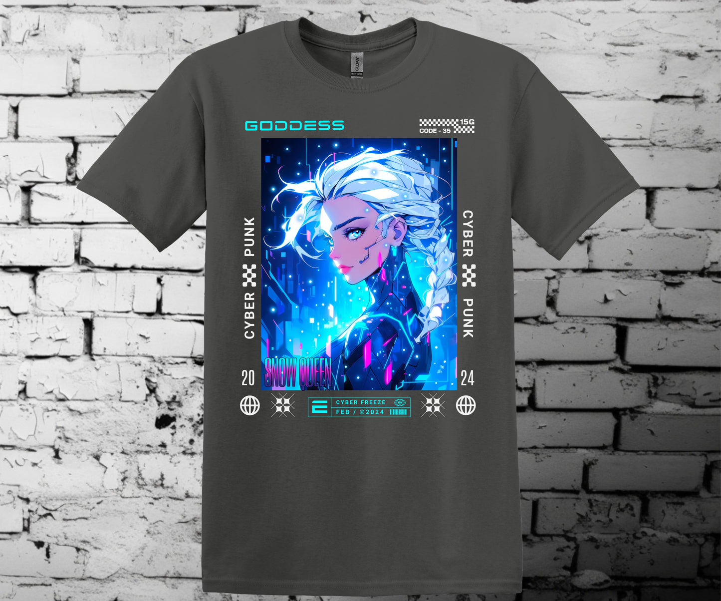 Cyber punk Elsa mashup