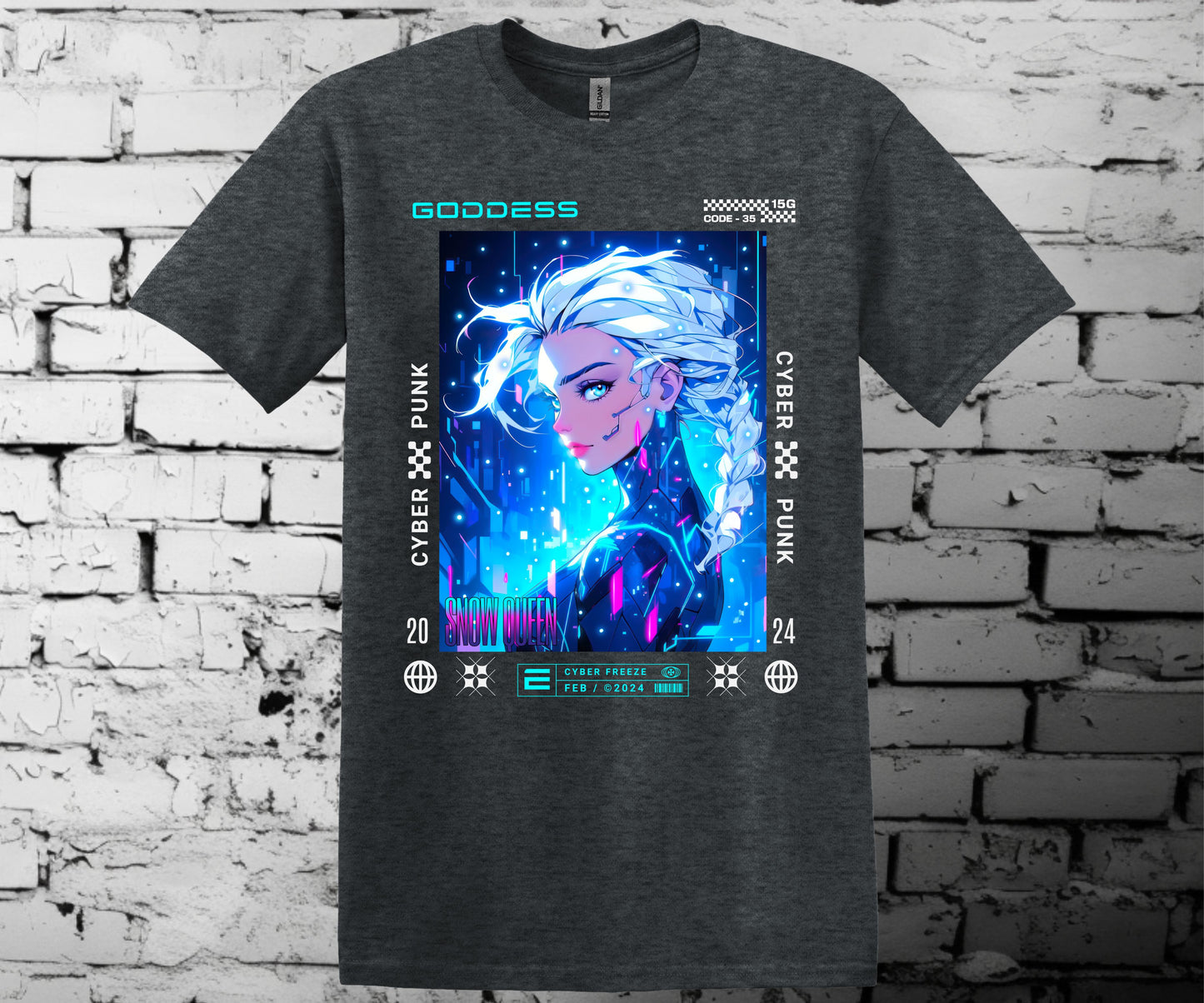 Cyber punk Elsa mashup