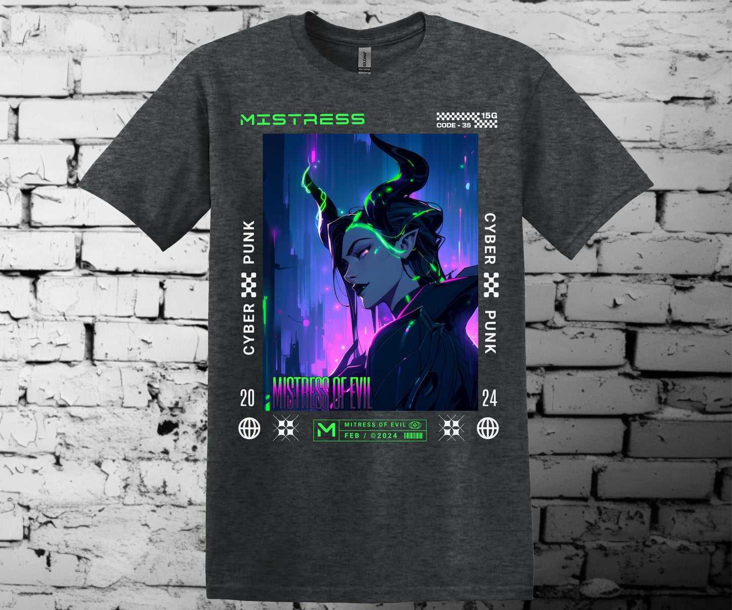 Cyber punk Maleficent mashup