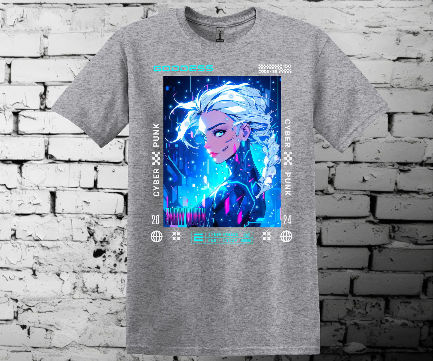 Cyber punk Elsa mashup