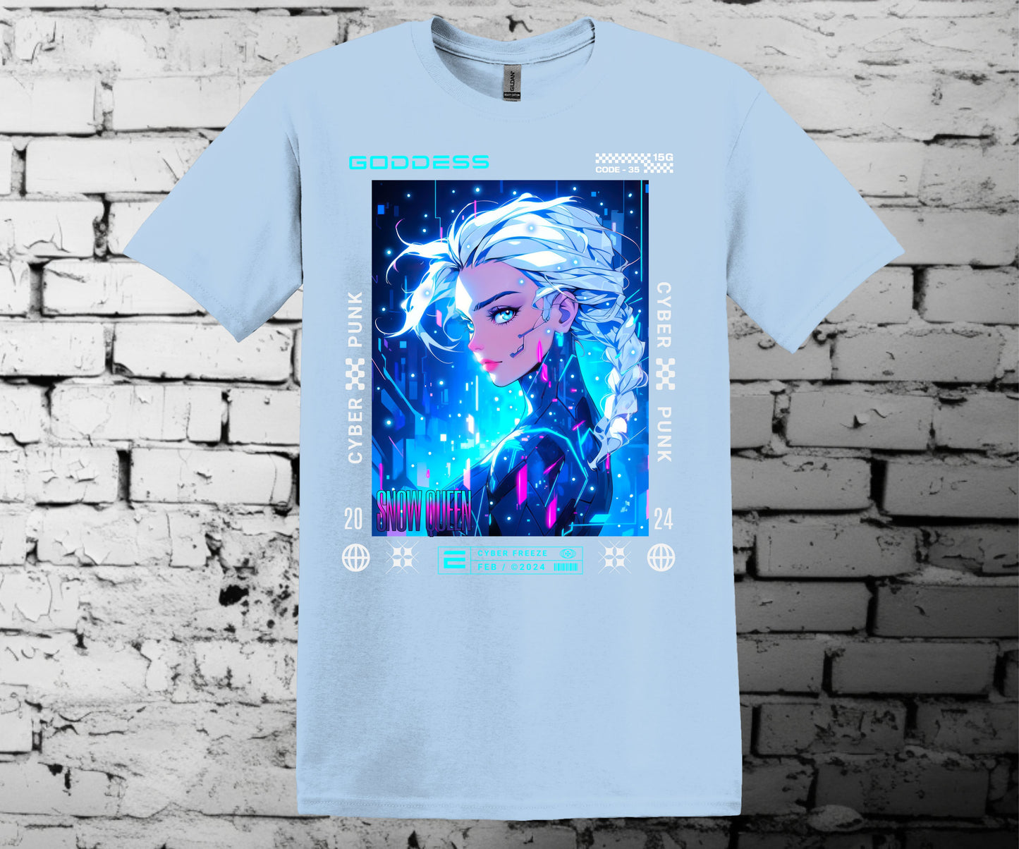 Cyber punk Elsa mashup