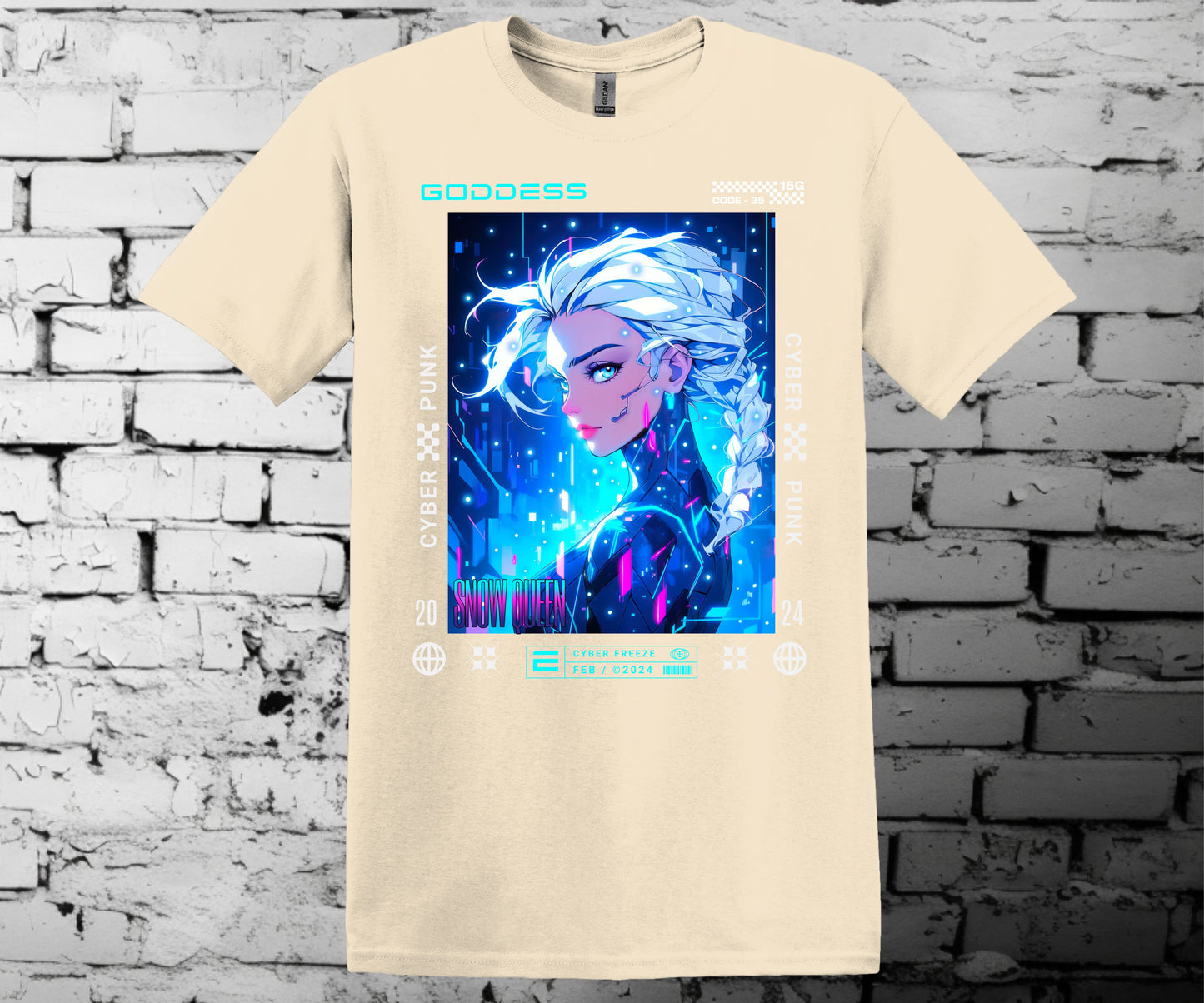 Cyber punk Elsa mashup