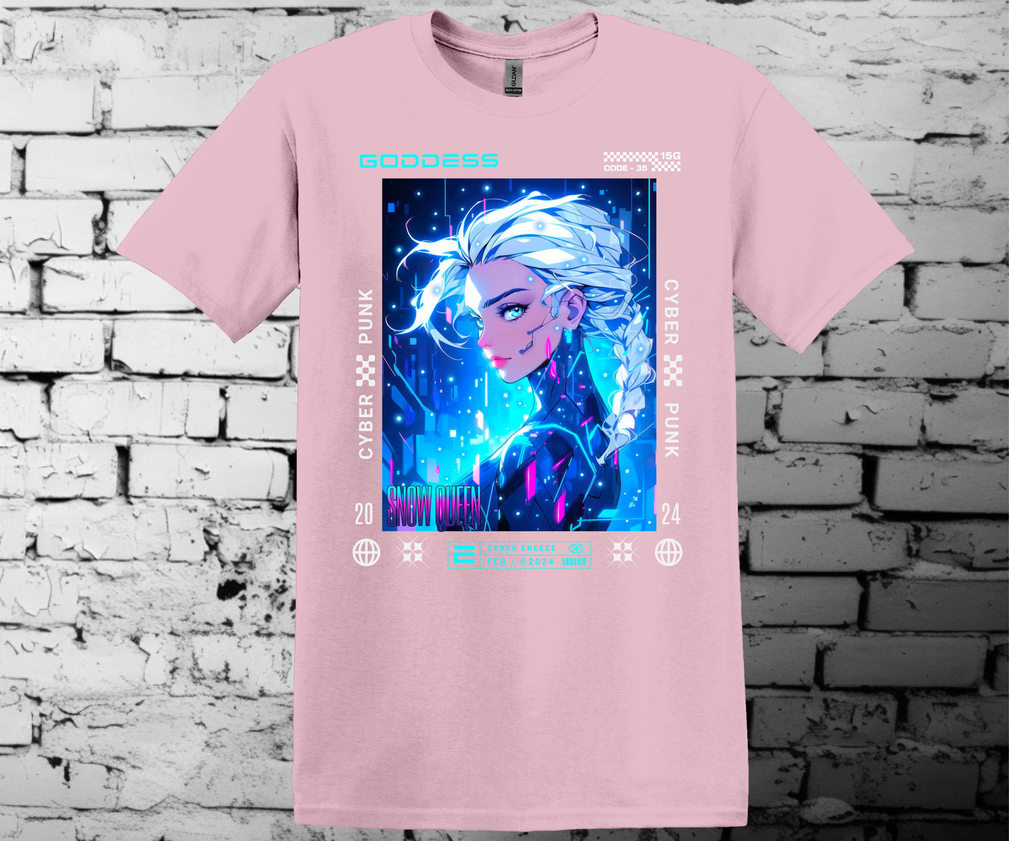 Cyber punk Elsa mashup